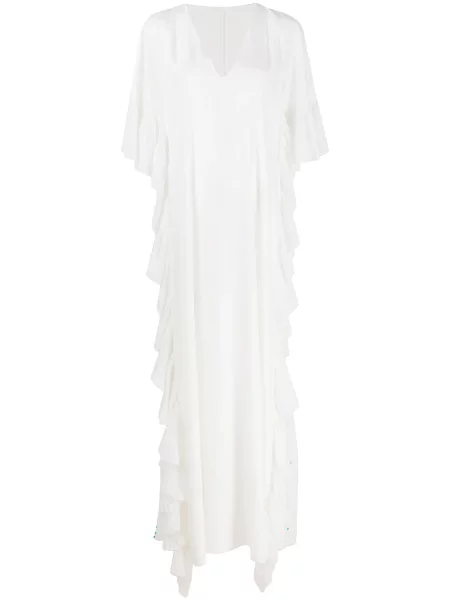 Rochie maxi Alberta Ferretti alb