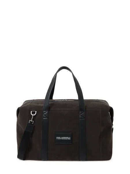 Karl Lagerfeld Potovalka za konec tedna mokka rjava