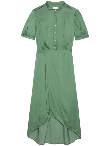 Rochie midi Zadig&voltaire până la genunchi de costum verde