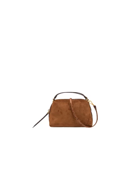 Torebka crossbody Gianni Chiarini skórzana brązowa