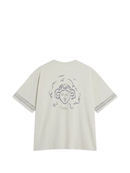 Tricou Maison Kitsune gri