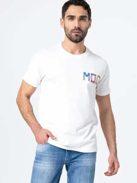 M.O.D MIRACLE OF DENIM Tricou alb