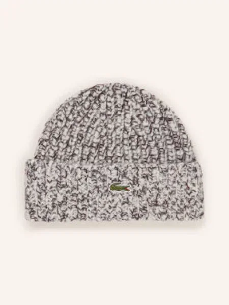 Lacoste Czapka weiss brązowa
