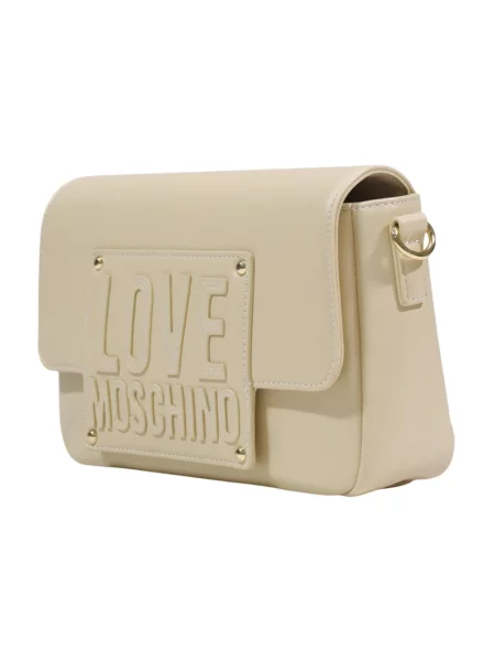 Torebka Love Moschino pikowana beżowa