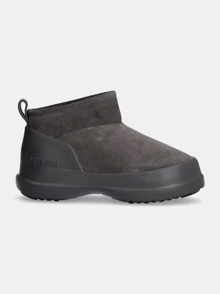 Замшеві чоботи Moon Boot MB LUNA LOW BOOT SUEDE сірий