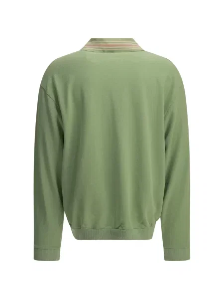 Lung tricou polo Kapital verde
