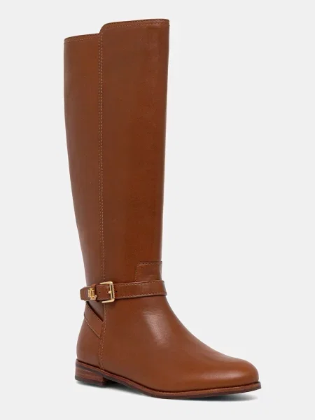 Pantofi Lauren Ralph Lauren din piele maro