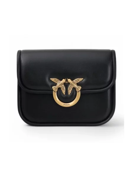 PINKO Torebka Love Box Bag Fl Mini czarny