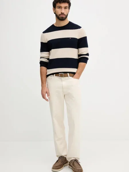 Tommy Hilfiger pulover volnen modra