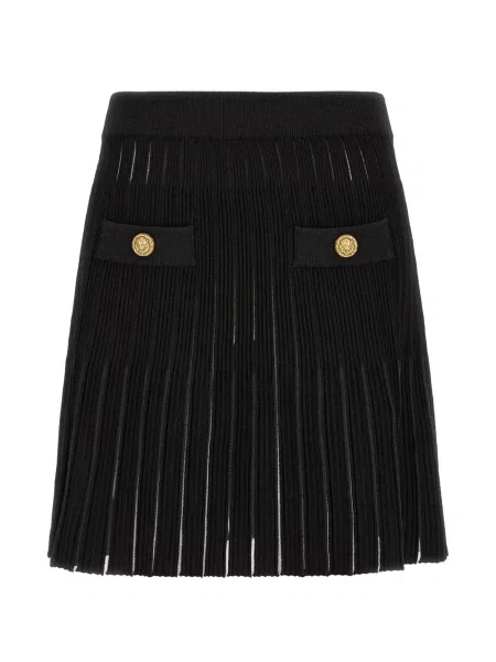 Fusta mini Balmain negru