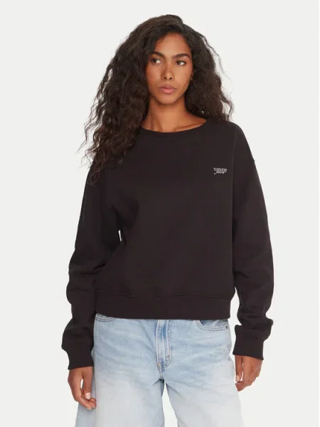 Tommy Jeans Bluză Silver Script negru