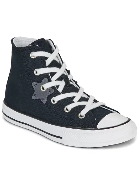Členkové topánky Converse čierna