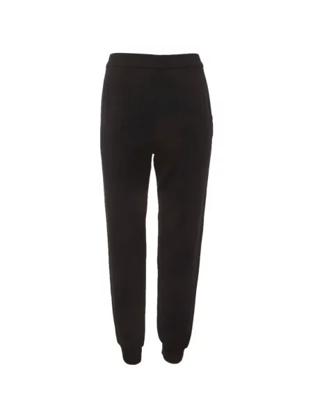 Pantaloni Max Mara alergare conici negru
