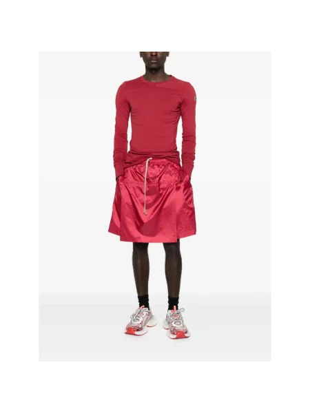Dzianinowa bluza Moncler czerwona
