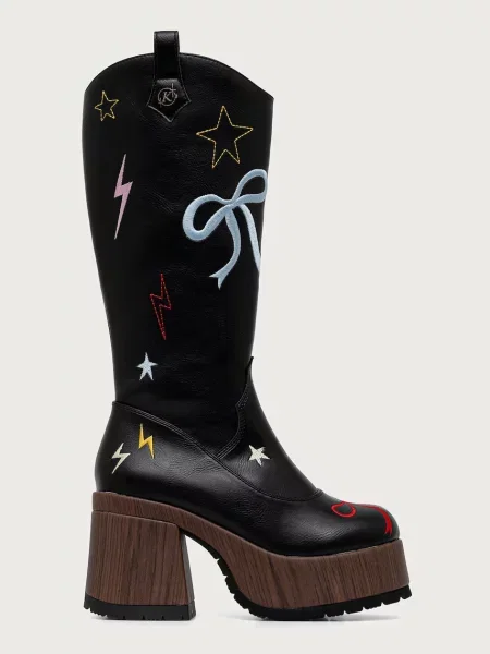 Koi Footwear чоботи на платформі Jettison Chunky Cowboy Boots