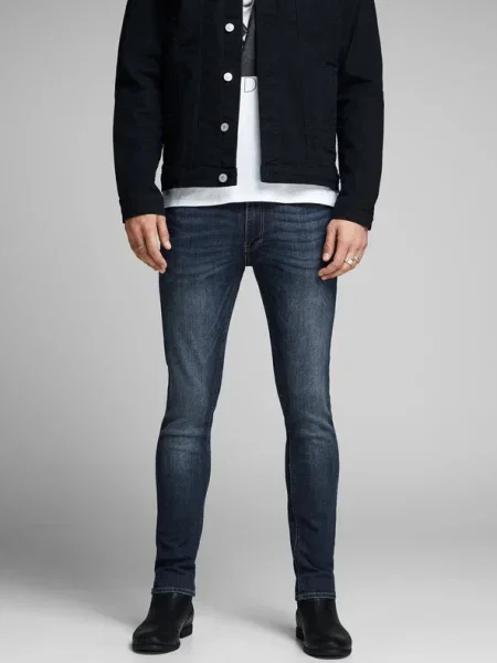 Skinny farmernadrág Jack & Jones sötétkék