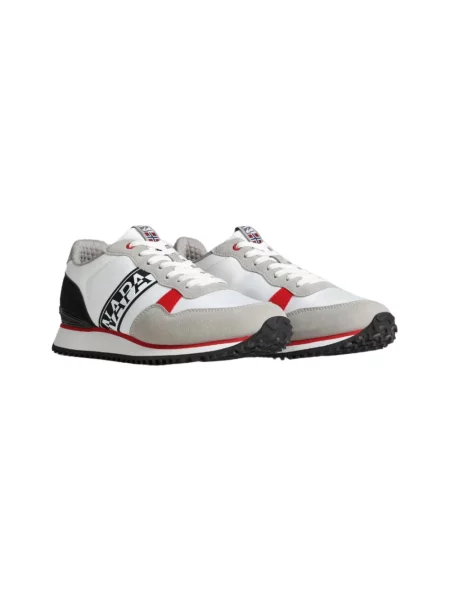 Sneakersy Napapijri skórzane granatowe