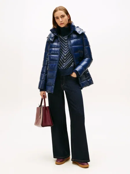 TOMMY HILFIGER Palton de iarnă închis albastru