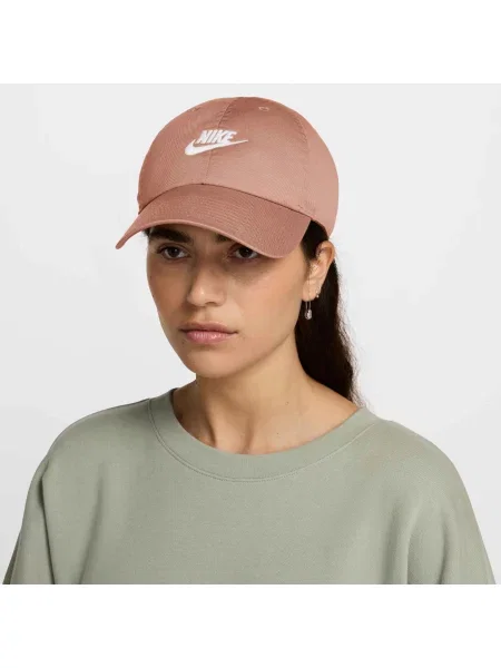 Nike Club Unstructured Futura Wash rózsaarany/fehér baseball sapka. Méret: S-M fehér