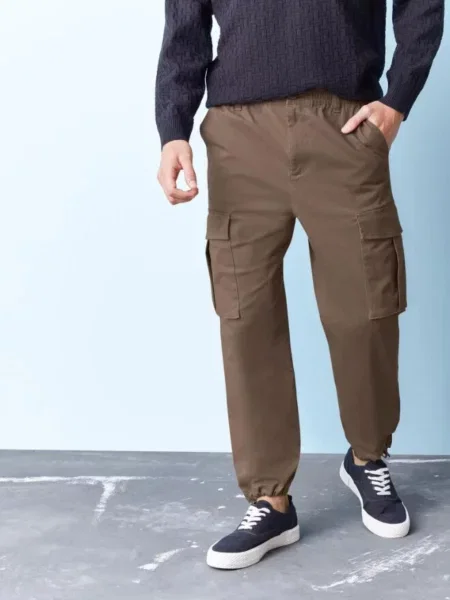 Карго Livergy світло-коричневий бавовна/еластан коричневі