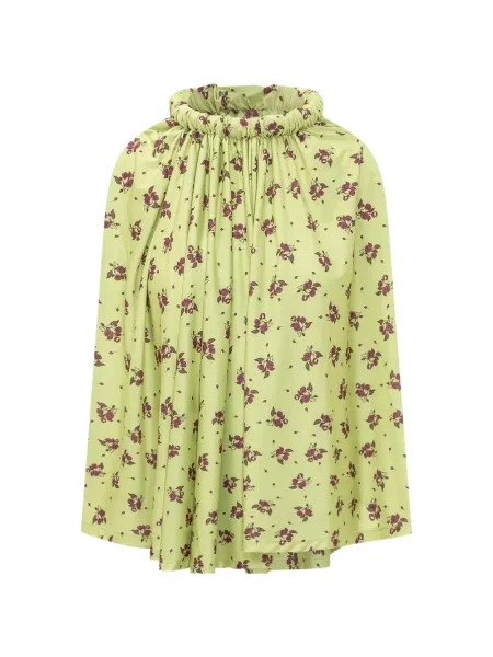 Top Coperni cu model floral cu imagine verde