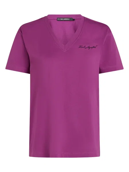 Karl Lagerfeld Tricou lila negru