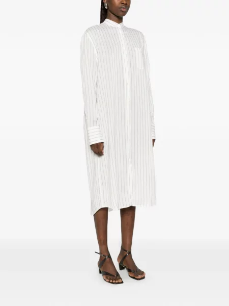 Sukienka koszulowa Toteme biała