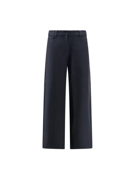 Spodnie Max Mara niebieskie