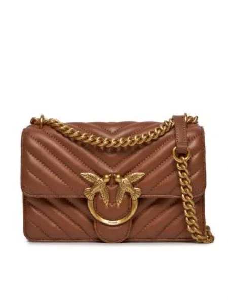Crossbody kabelka Pinko hnedá