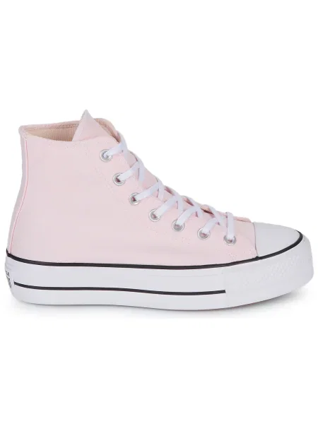 Teniși Converse cu platformă roz