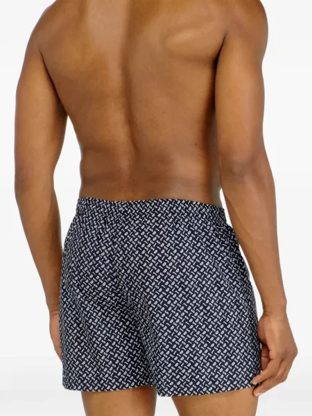 Pantaloni scurți Diesel cu imagine negru