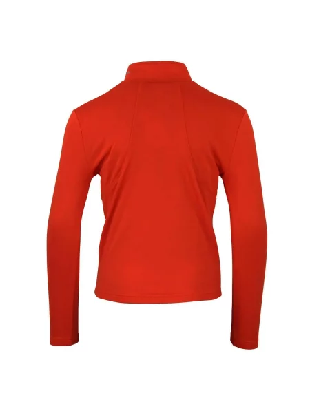 Dzieciaka longsleeve z suwakiem Peak Mountain Ecanevi pomarańczowa