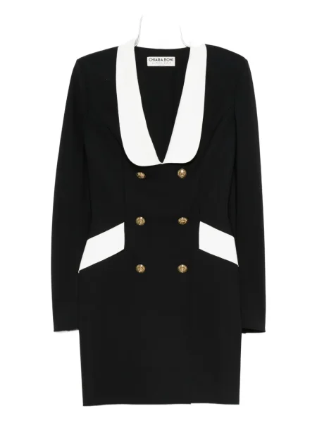 Sukienka Chiara Boni La Petite Robe dwurzędowa garniturowa czarna