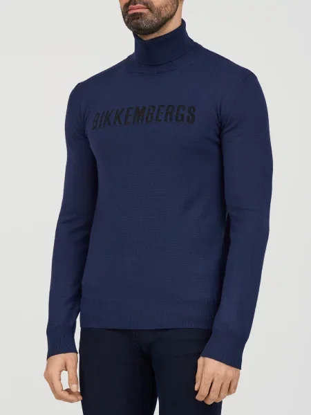 Водолазка Bikkembergs для гольфу синя