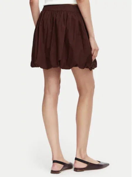 Mini sukně Vero Moda hnědá