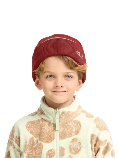 Jack Wolfskin шапка beanie дитяча STRIPY KNIT