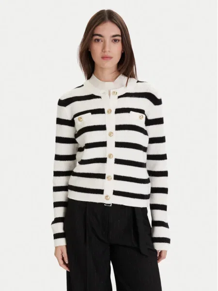 Cardigan Morgan cu dungi negru