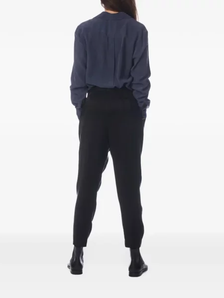 Pantaloni Tessitura conici negru