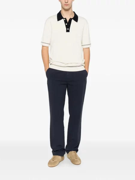 Gulerat scurt tricou polo Gant