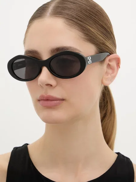 Off-White Ochelari de soare Negru alb
