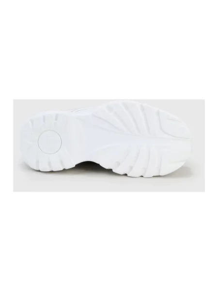 Sneakersy Buffalo na platformie białe