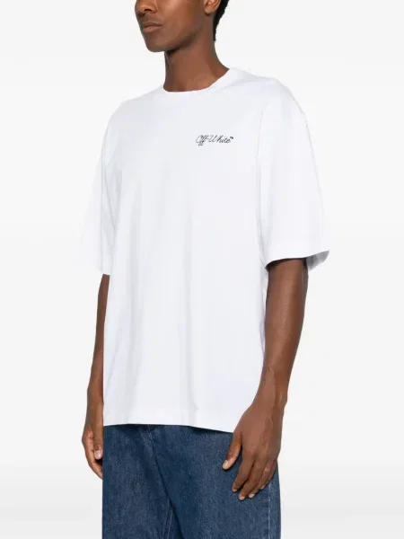 Tricou Off-white cu imagine alb