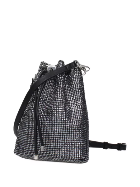 Geantă Jimmy Choo din satin negru