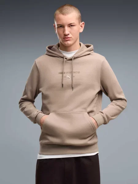 Худи Puma бежевое