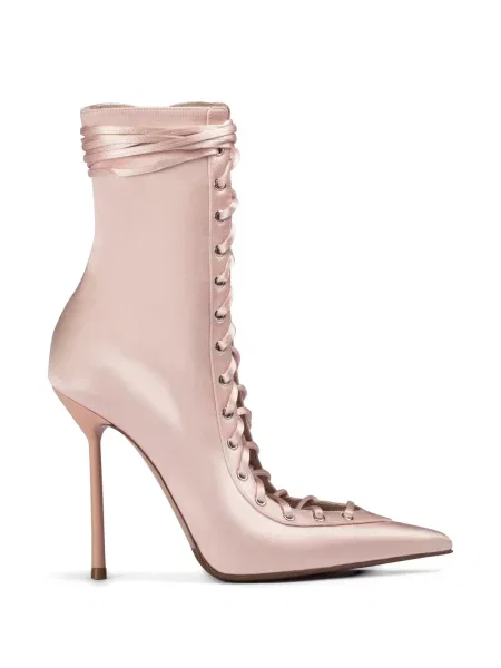 Cropp cizme scurte Le Silla cu șireturi din dantelă roz