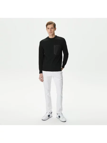 Lacoste Sweter Lacoste czarny