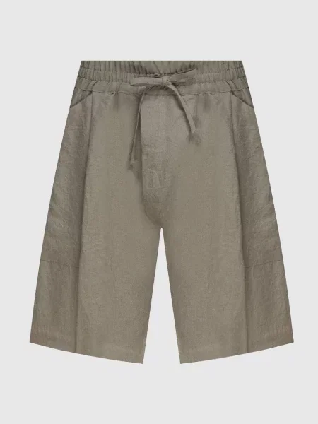 Шорти з льону Jan Jan Van Essche сірі