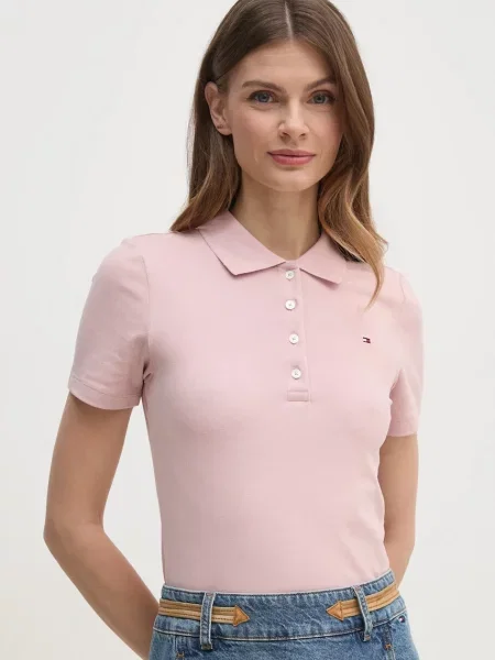 Polo Tommy Hilfiger roza