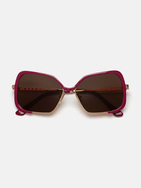 Солнцезащитные очки Marni коричневые