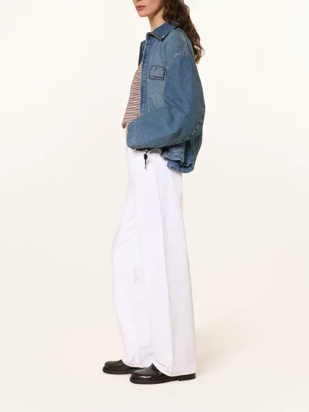 Copenhagen Studios Džíny S Širokými Nohavicemi Cph white bílé